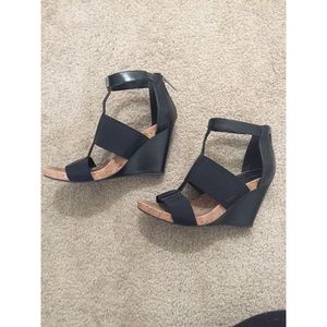 BCBG wedge heels